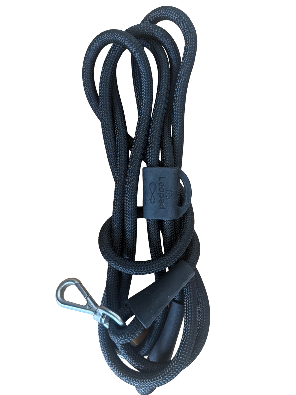 Classic black- hands-free leash