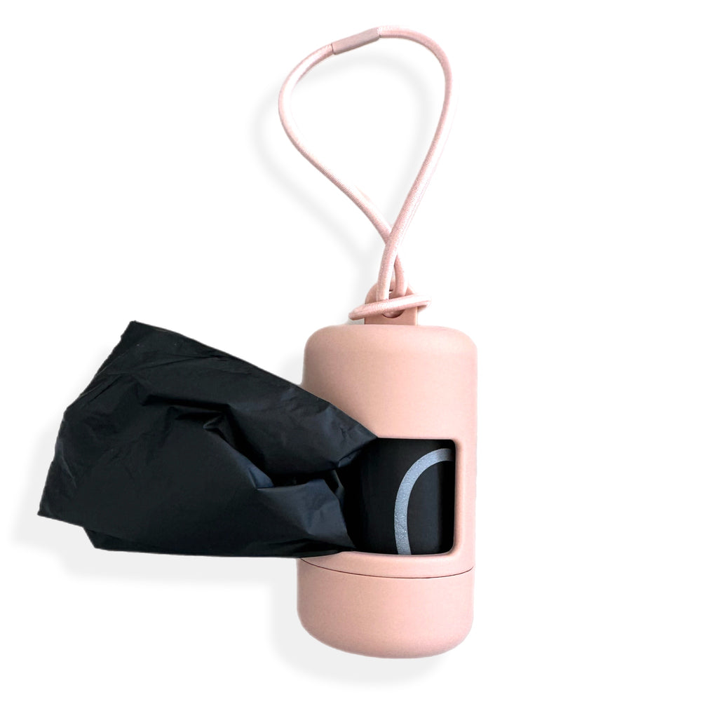 Poop bag holder- Dusty Pink