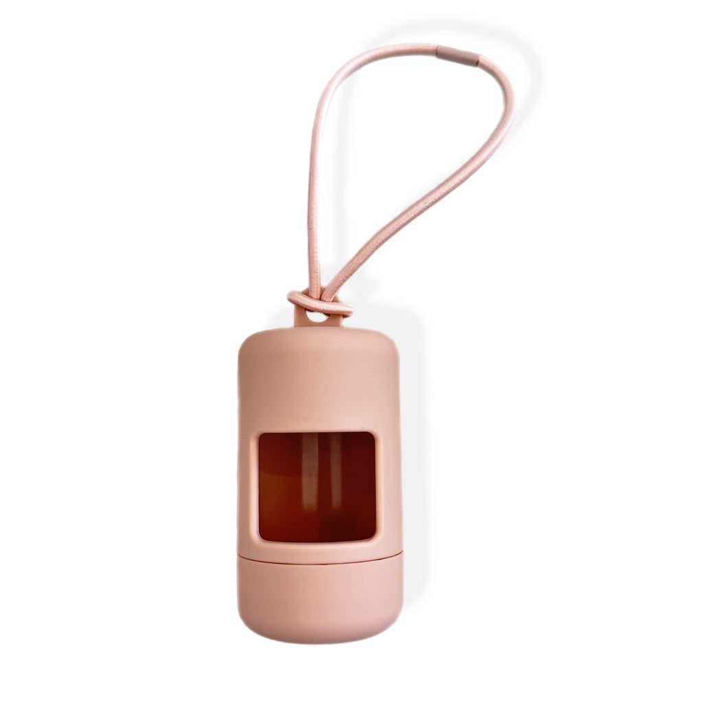 Poop bag holder- Dusty Pink